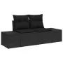 Set de Sofá de Jardín de 7 Piezas con Cojines Negro Ratán Poliéster | Foro24.es | Tu tienda online para hogar, jardín y más Foro24.es