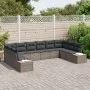 Juego de Sofá de Jardín de 10 Piezas con Cojines Ratán Gris by , Outdoor sofas - Ref: Foro24-3347239, Price: 623,82 €, Discou...