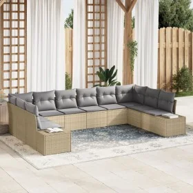 Conjunto de Sofá de Jardín de 10 Piezas con