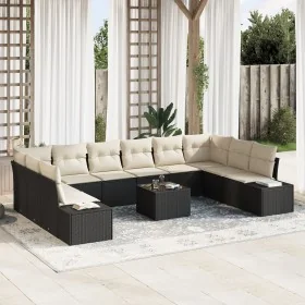 Conjunto de Sofás de Jardín de 10 Piezas con Cojines de Ratán Marrón von , Outdoor-Sofas - Ref: Foro24-3347247, Preis: 685,09...