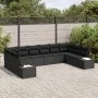 Conjunto de Sofás de Jardín de 10 Piezas con Cojines en Ratán Negro by , Outdoor sofas - Ref: Foro24-3347243, Price: 678,57 €...