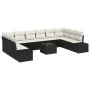 Conjunto de Sofás de Jardín de 10 Piezas con Cojines de Ratán Marrón von , Outdoor-Sofas - Ref: Foro24-3347247, Preis: 685,09...