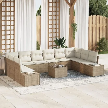 Juego de Sofá de Jardín de 11 Piezas con Cojines Ratán Sínteco by , Outdoor sofas - Ref: Foro24-3347251, Price: 744,86 €, Dis...