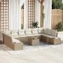 Juego de Sofá de Jardín de 11 Piezas con Cojines Ratán Sínteco by , Outdoor sofas - Ref: Foro24-3347251, Price: 744,86 €, Dis...