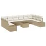 Juego de Sofá de Jardín de 11 Piezas con Cojines Ratán Sínteco by , Outdoor sofas - Ref: Foro24-3347251, Price: 744,86 €, Dis...
