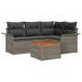 Juego de sofá de jardín de 5 piezas con cojines gris de by , Outdoor sofas - Ref: Foro24-3347321, Price: 329,01 €, Discount: %