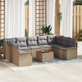 Conjunto de Sofá de Jardín de 10 Piezas con