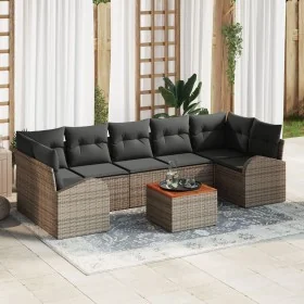 Conjunto de Sofá de Jardín de 8 Piezas con