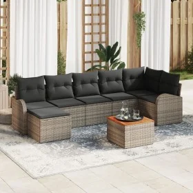 Conjunto de Sofás de Jardín de 8 Piezas con