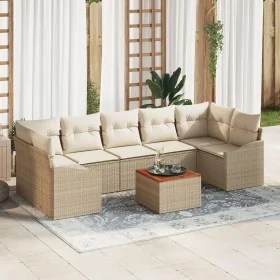 Conjunto de Sofá de Jardín de 8 Piezas con