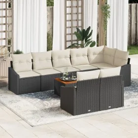 Conjunto de Sofá de Jardín de 9 Piezas con