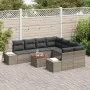 Conjunto de Sofás de Jardín 9 Piezas Gris Poliratán by , Outdoor sofas - Ref: Foro24-3347937, Price: 565,76 €, Discount: %
