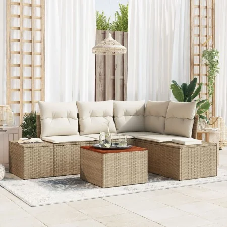 Conjunto de Sofá de Jardín Juego de 5 Beige y crema von , Outdoor-Sofas - Ref: Foro24-3347953, Preis: 389,05 €, Rabatt: %