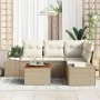 Conjunto de Sofá de Jardín Juego de 5 Beige y crema von , Outdoor-Sofas - Ref: Foro24-3347953, Preis: 389,05 €, Rabatt: %