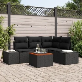 Juego de sofá de jardín 5 piezas Negro by , Outdoor sofas - Ref: Foro24-3347954, Price: 354,99 €, Discount: %