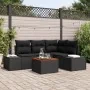 Juego de sofá de jardín 5 piezas Negro by , Outdoor sofas - Ref: Foro24-3347954, Price: 356,38 €, Discount: %