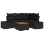 Juego de sofá de jardín 5 piezas Negro by , Outdoor sofas - Ref: Foro24-3347954, Price: 356,38 €, Discount: %