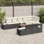 Conjunto de Sofá de Jardín de 9 Piezas con Cojines Negro Poliratán Acacia by , Outdoor sofas - Ref: Foro24-3347971, Price: 62...