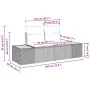 Sofá de Jardín de 10 Piezas con Cojines Gris de Rattan Sintético by , Outdoor sofas - Ref: Foro24-3348170, Price: 632,15 €, D...
