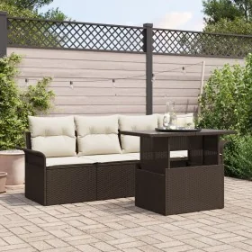 Conjunto de Sofá de Jardín de 5 Piezas con
