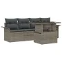 Conjunto de Sofá de Jardín Conjunto de 4 Gris Ratán | Foro24.es | Tu tienda online para hogar, jardín y más Foro24.es