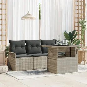 Conjunto de Sofá de Jardín de 5 Piezas con
