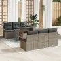 Juego de Sofás de Jardín de 7 Piezas con Cojines Gris Poliratán von , Outdoor-Sofas - Ref: Foro24-3348205, Preis: 525,79 €, R...