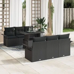 Conjunto de Sofá de Jardín de 7 Piezas con