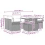 Juego de Sofá de Jardín de 7 Piezas con Cojines de Ratán Gris Polimérico by , Outdoor sofas - Ref: Foro24-3348215, Price: 490...