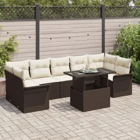 Conjunto de Sofá de Jardín de 8 Piezas con