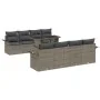 Conjunto de Sofá de Jardín de 9 Piezas con Cojines Gris Ratan Poli by , Outdoor sofas - Ref: Foro24-3348245, Price: 633,17 €,...