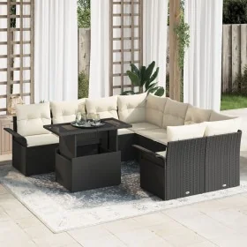 Conjunto de Sofá de Jardín de 9 Piezas con
