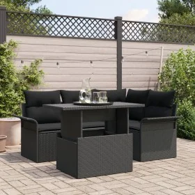 Conjunto de Sofás de Jardín de 5 Piezas con