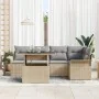 Set de Sofá de 6 Piezas de Jardín con Cojines Beige Ratán de Polietileno | Foro24.es | Tu tienda online para hogar, jardín y más Foro24.es