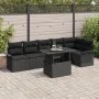 Juego de Sofá de Jardín de 7 Piezas con Cojines Negro Rattan | Foro24.es | Tu tienda online para hogar, jardín y más Foro24.es
