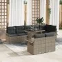 Juego de Sofá de Jardín Juego de 9 Gris Ratán Mesas de Jardín von , Outdoor-Sofas - Ref: Foro24-3348305, Preis: 651,60 €, Rab...