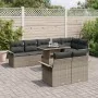 Juego de Sofá de Jardín Juego de 9 Gris Ratán Mesas de Jardín von , Outdoor-Sofas - Ref: Foro24-3348305, Preis: 651,60 €, Rab...