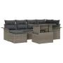 Conjunto de Sofás de Jardín de 7 Piezas con Cojines Gris Ratán Poliéster by , Outdoor sofas - Ref: Foro24-3348315, Price: 464...