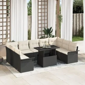 Conjunto de Sofás de Jardín de 10 Piezas con
