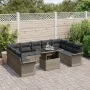 Juego de Sofá de Jardín de 10 Piezas con Cojines Gris Poliratán by , Outdoor sofas - Ref: Foro24-3348345, Price: 648,18 €, Di...