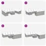 Juego de Sofás Jardín 11 Piezas Gris Ratán Juego de Sofás Jardín by , Outdoor sofas - Ref: Foro24-3348355, Price: 697,58 €, D...