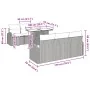 Conjunto de Sofá de Jardín de 7 piezas con Cojines Gris Claro Poliratán by , Outdoor sofas - Ref: Foro24-3348568, Price: 565,...