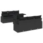 Conjunto de Sofá de Jardín de 7 Piezas con Cojines Negras de by , Outdoor sofas - Ref: Foro24-3348569, Price: 519,85 €, Disco...