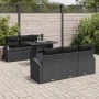 Conjunto de Sofá de Jardín de 7 Piezas con Cojines Negras de by , Outdoor sofas - Ref: Foro24-3348569, Price: 519,85 €, Disco...