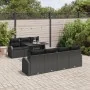 Conjunto de Sofá de Jardín de 8 Piezas con Cojines Negro Ratán Duradero by , Outdoor sofas - Ref: Foro24-3348589, Price: 571,...