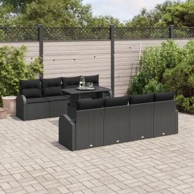 Comprar Set de Sofá de Jardín de 9 Piezas con