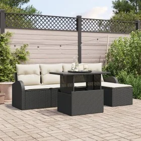 Conjunto de Sofás de Jardín de 6 Piezas con