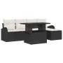 Conjunto de Sofás de Jardín de 6 Piezas con Cojines de Ratán de Poli von , Outdoor-Sofas - Ref: Foro24-3348623, Preis: 403,27...