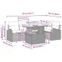conjunto de sofá de jardín de 6 piezas con cojines beige de ratán sintético von , Outdoor-Sofas - Ref: Foro24-3348646, Preis:...