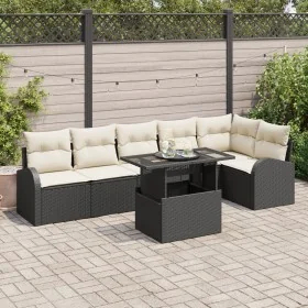 Conjunto de Sofás de Jardín de 7 Piezas con